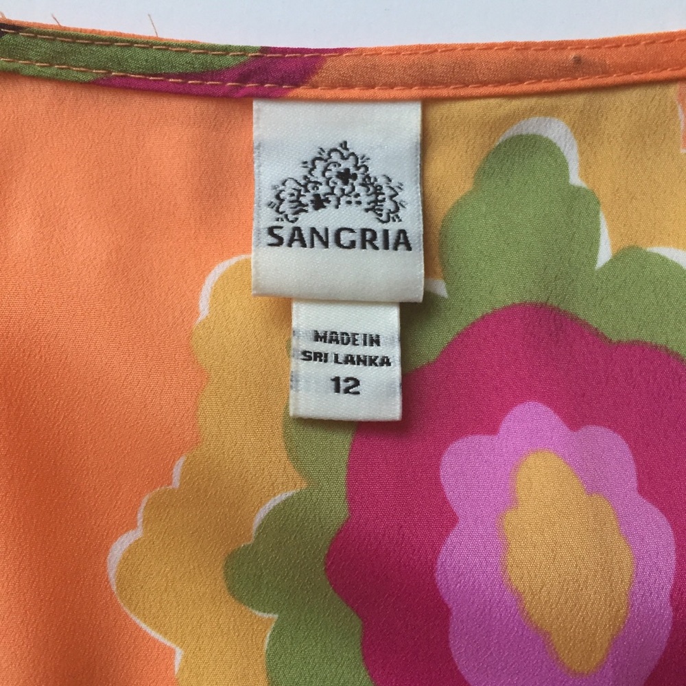 Sangria Dress Size 12 Multicolor - Picture 8 of 8